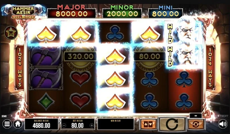 Hammer of Aesir - kushinda katika mchezo wa msingi